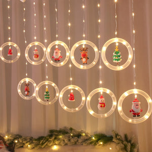 Christmas Pendant Curtain Fairy Lights