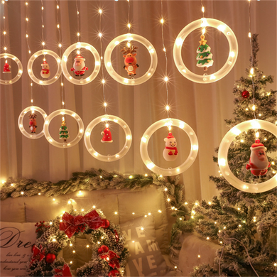 Christmas Pendant Curtain Fairy Lights